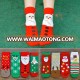 Wholesale Lady Coralon Leather Keep Warm Snow Christmas Socks gift decoration stocking