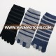 sock manufacturer Custom Striped ankle Knitted Cotton toe man teen tube socks